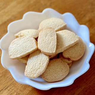 米粉とココナッツオイルのクッキー